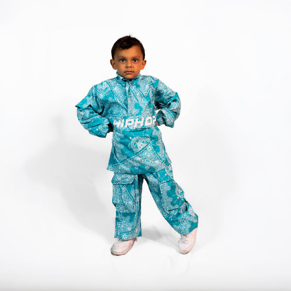 Kid's Bandana Print Tracksuit Set Unisex