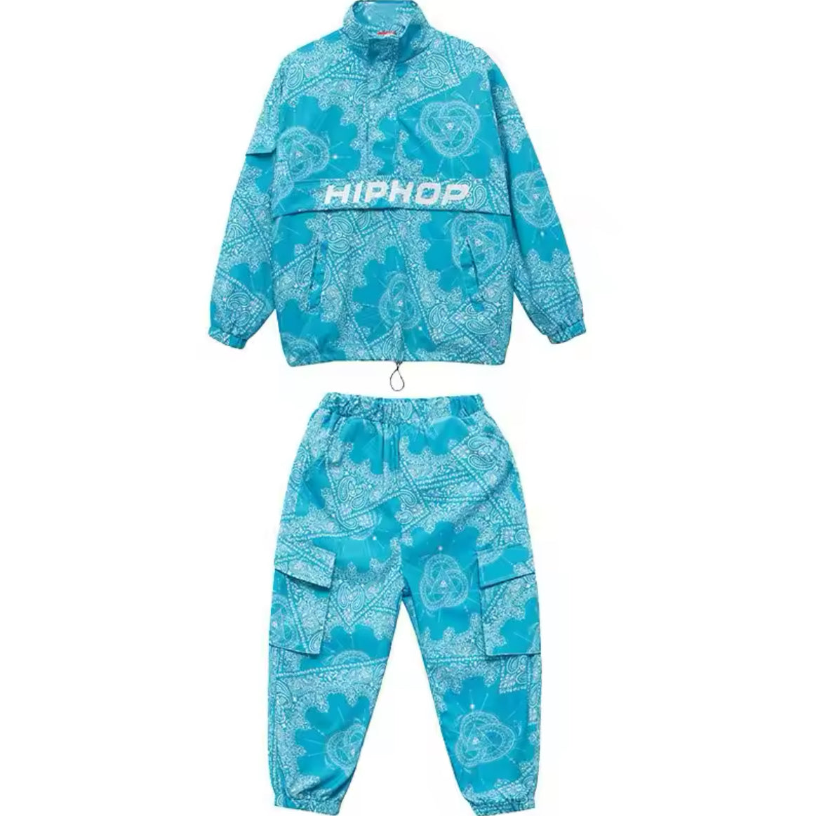 Kid's Bandana Print Tracksuit Set Unisex
