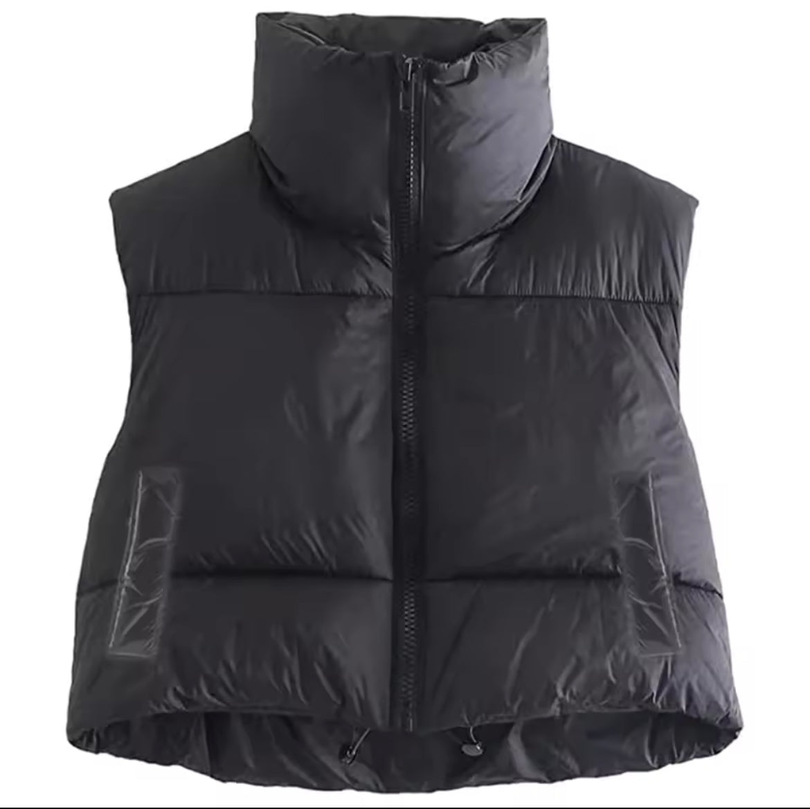 Crop Puffer Vest