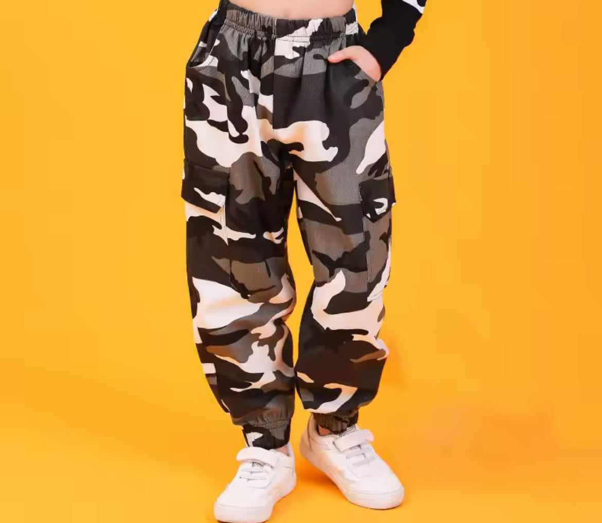 Kids Camo Joggers