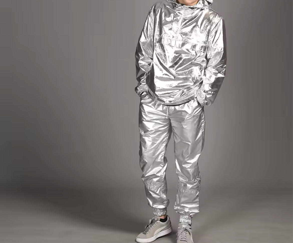 Metallic Track Suit