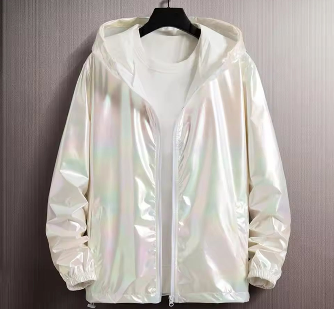 Metallic Windbreaker