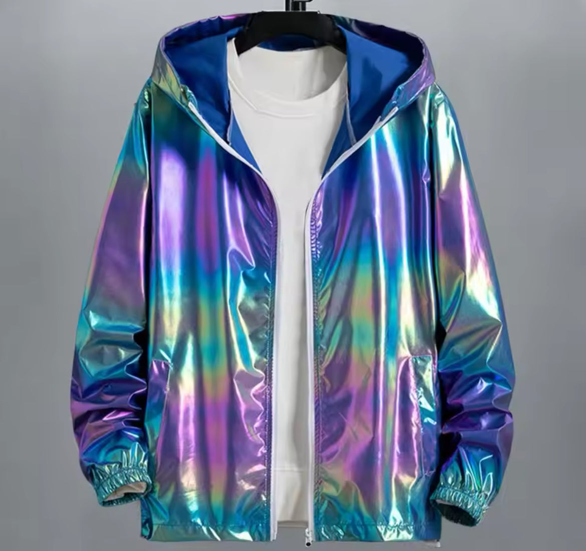 Metallic Windbreaker