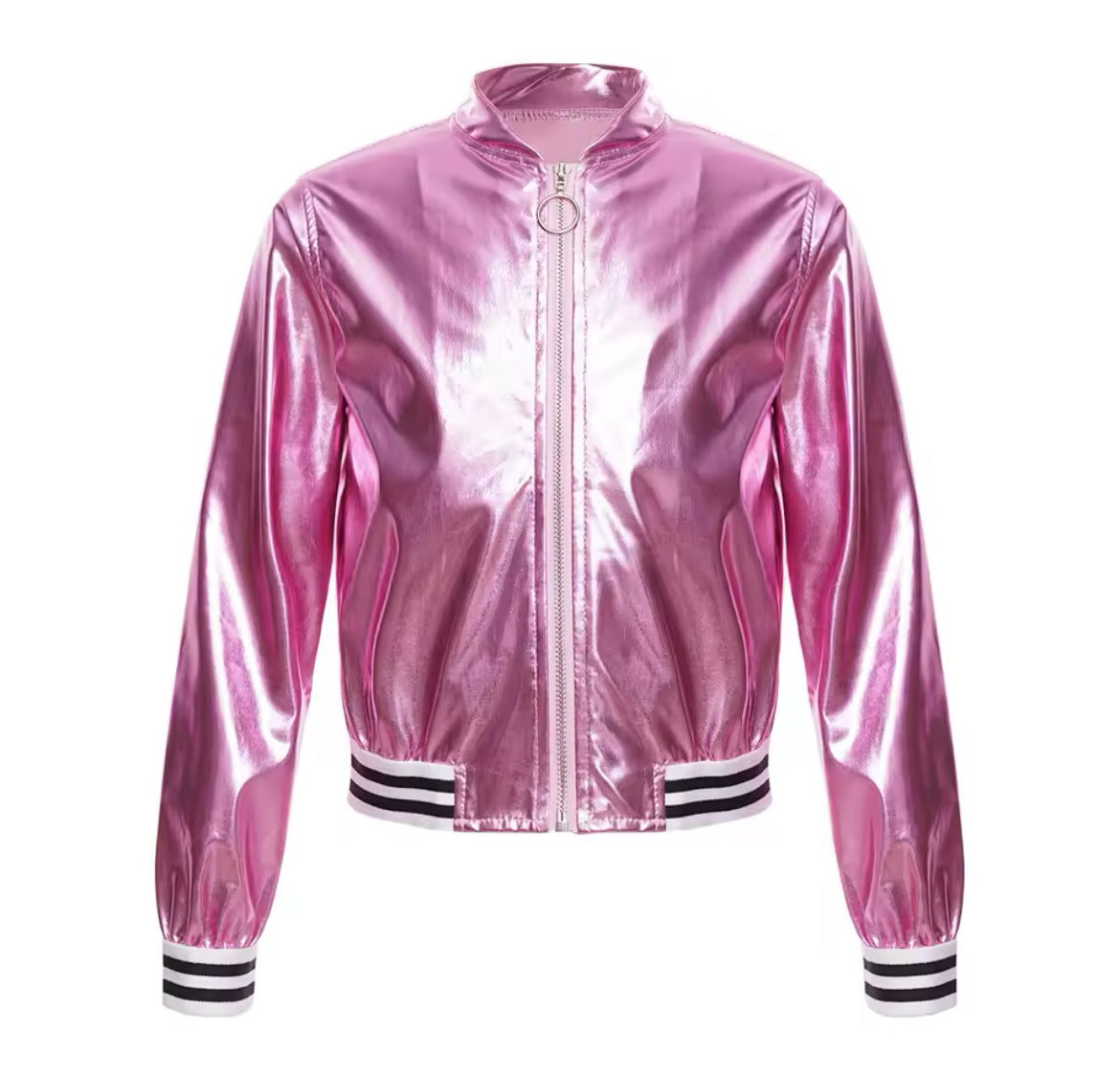 Metallic Bomber Jacket