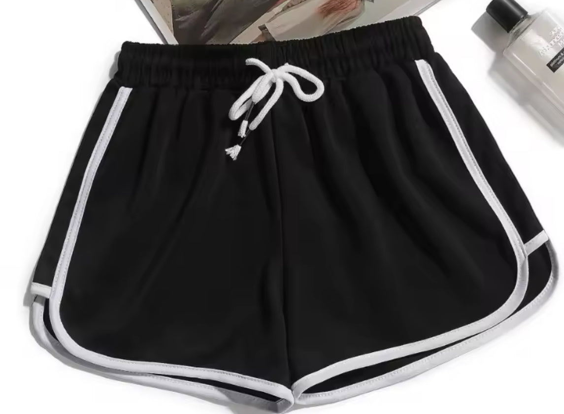 Y2k Style Piped Shorts