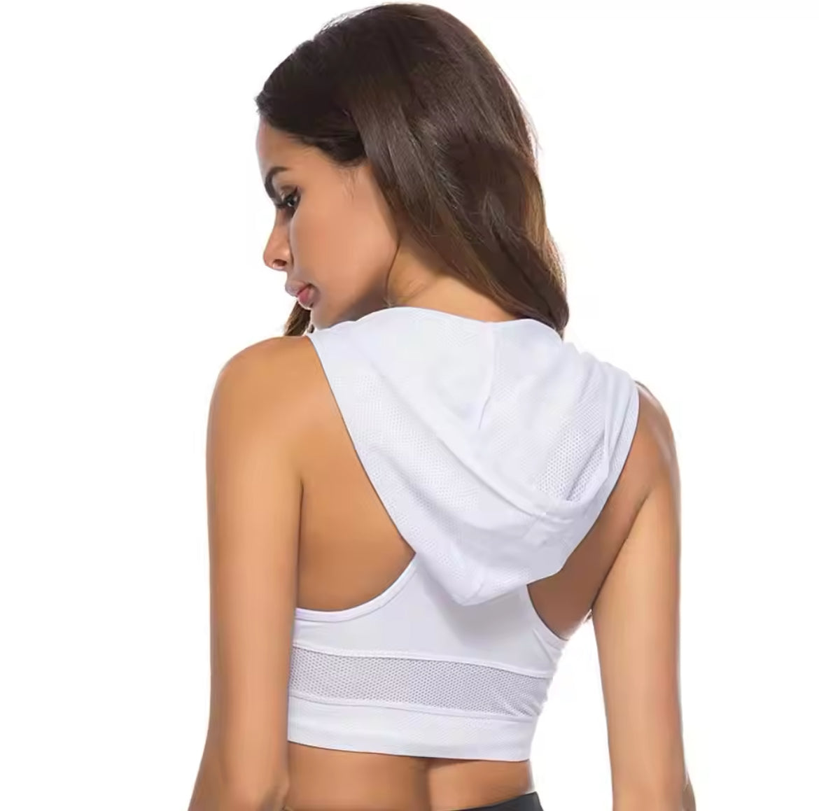 Hooded Sports Bra