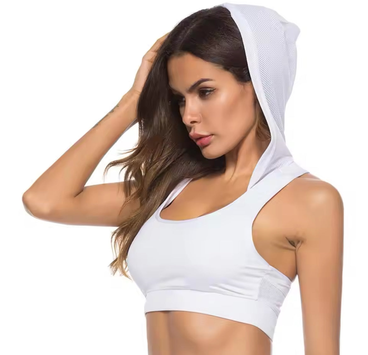 Hooded Sports Bra