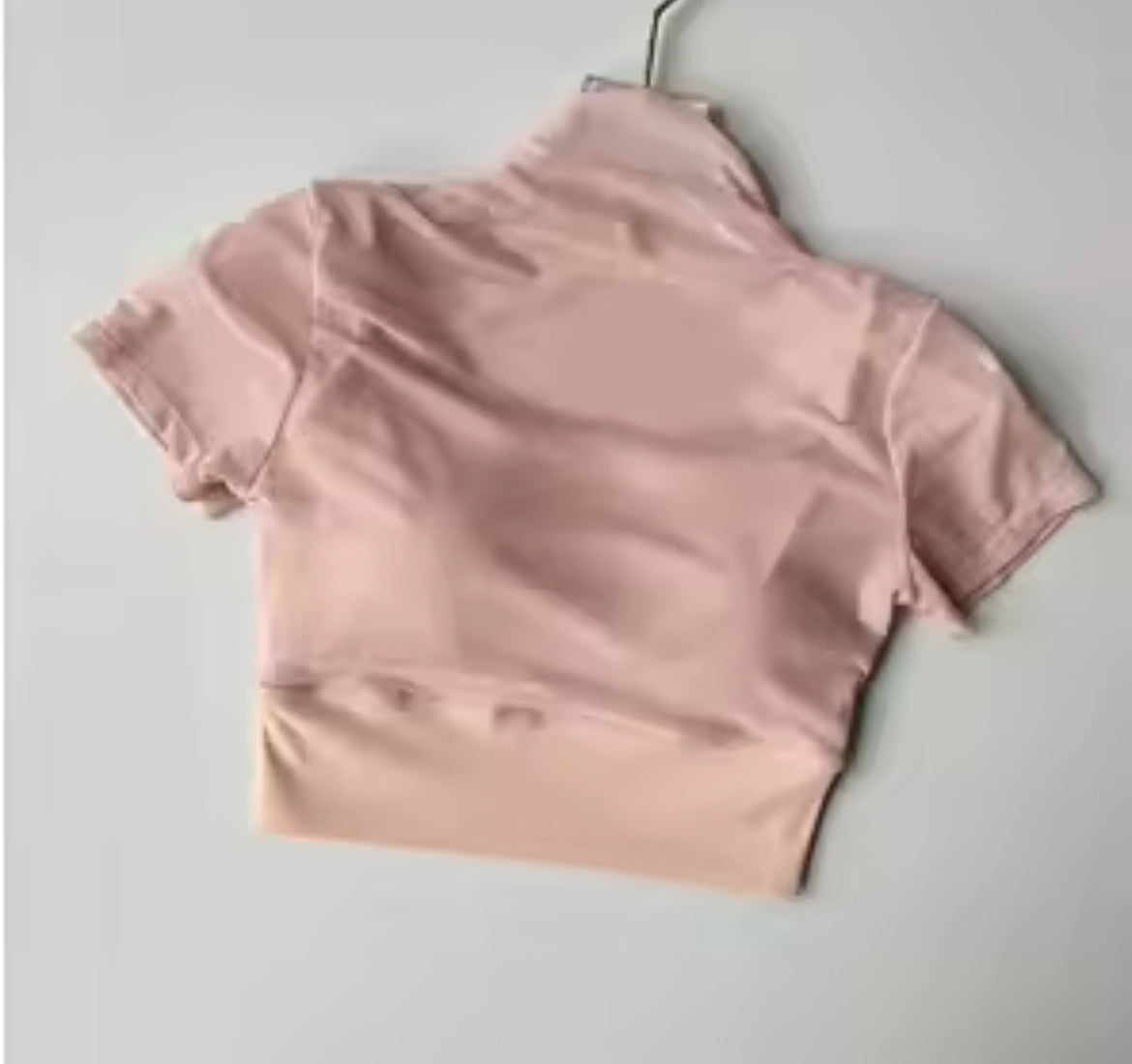 Mock Neck Crop Top