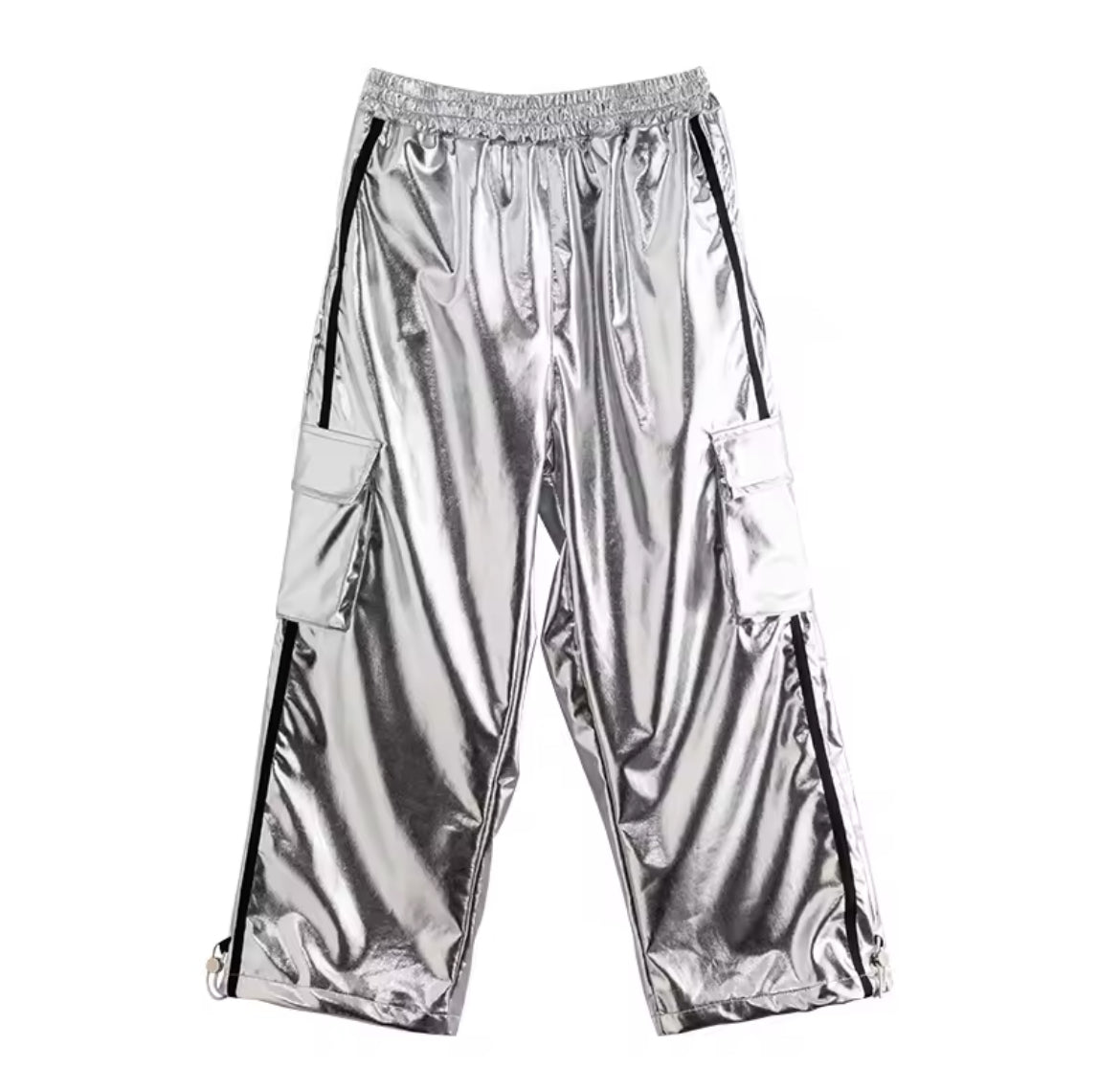 Silver Cargo Pants