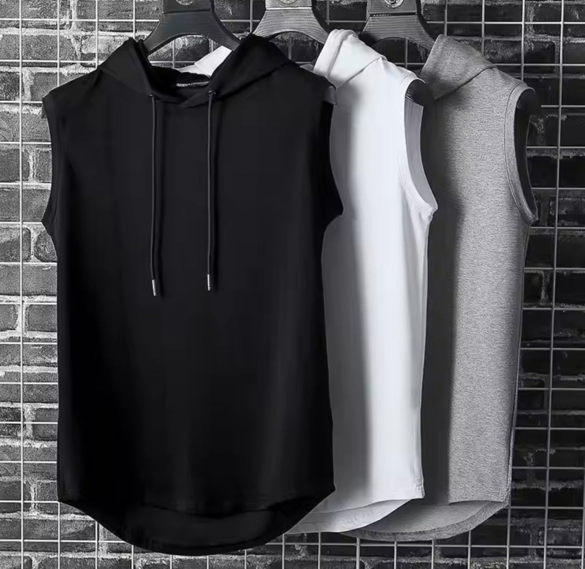 Men's Hooded Tank Top