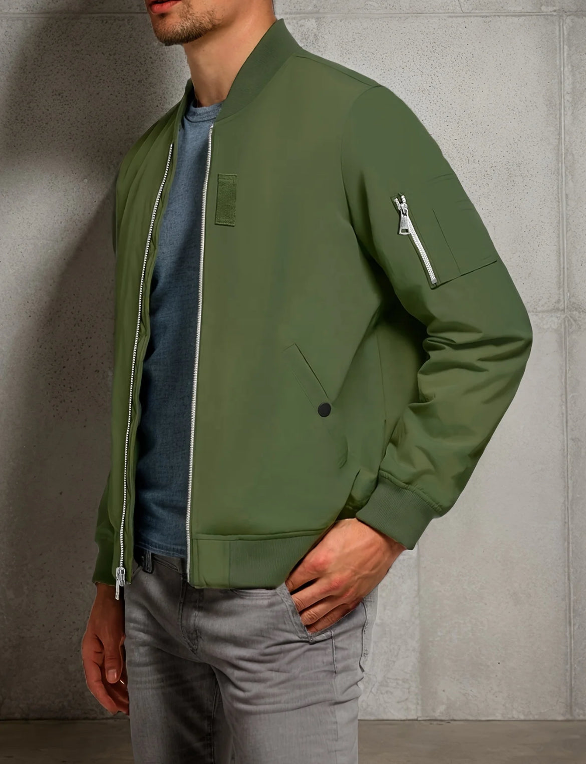 Bomber Jacket Mens Fit