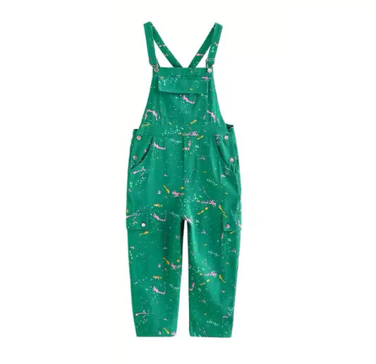 Paint Splatter Overalls