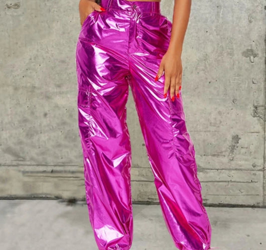 Metallic Joggers