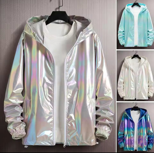 Metallic Windbreaker