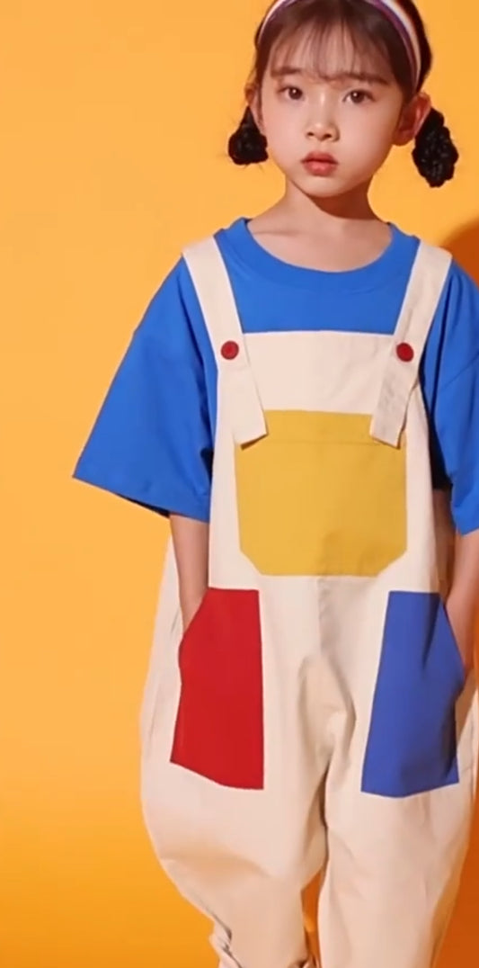 Primary Patch Overalls