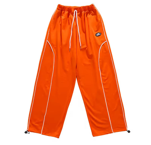 Orange Track Pants